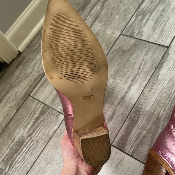 Billini Pink Metallic Western Boots - Picture 11 of 12